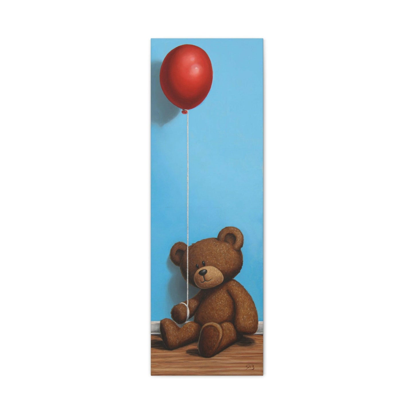 Teddy Bear Sitting With A Balloon