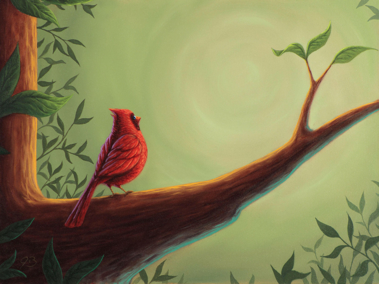 The Morning Cardinal - Original Painting