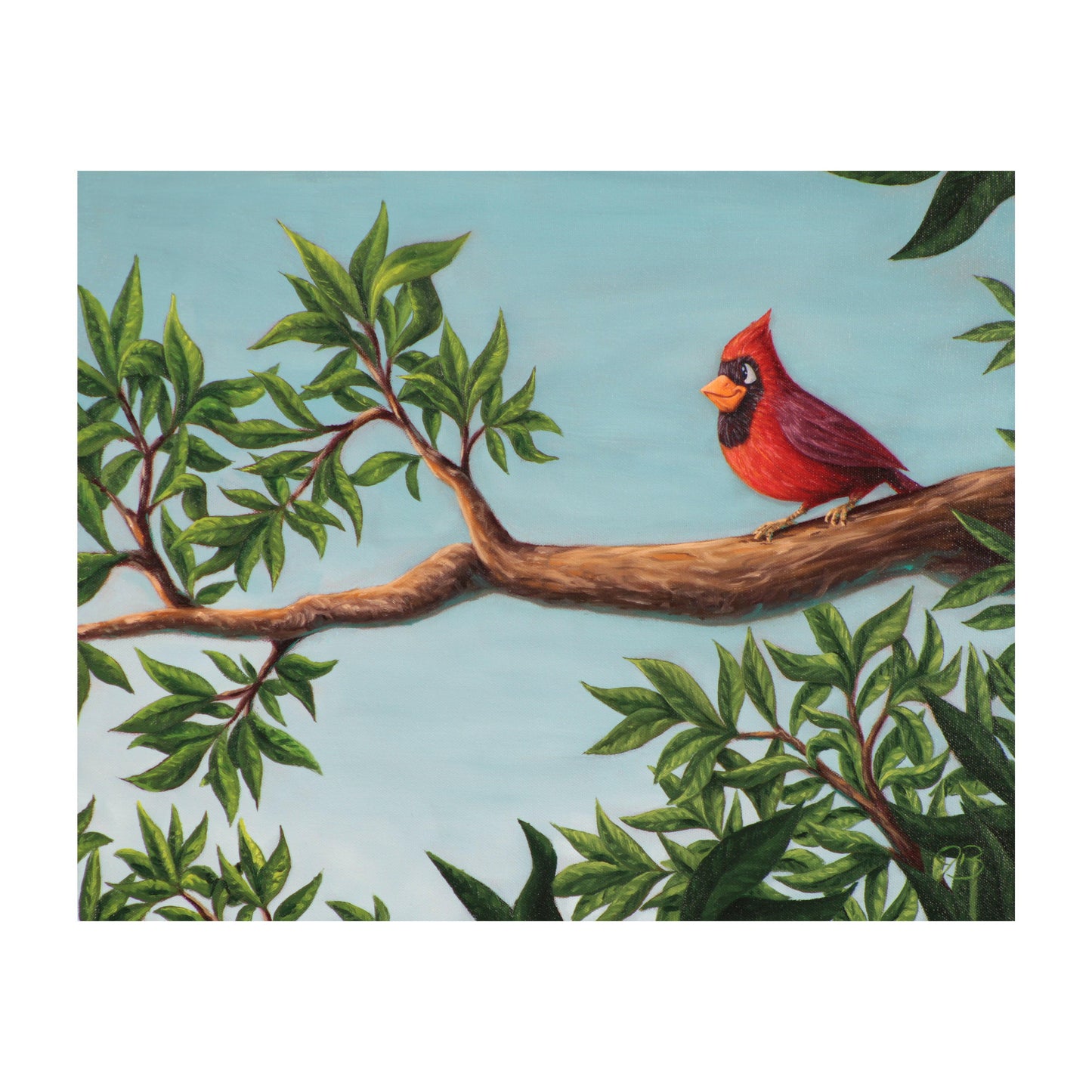 Afternoon Cardinal #2 - Original Painting