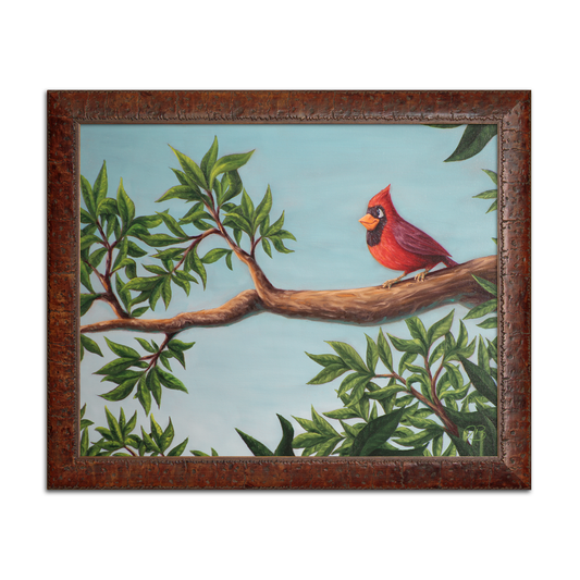 Afternoon Cardinal #2 - Original Painting