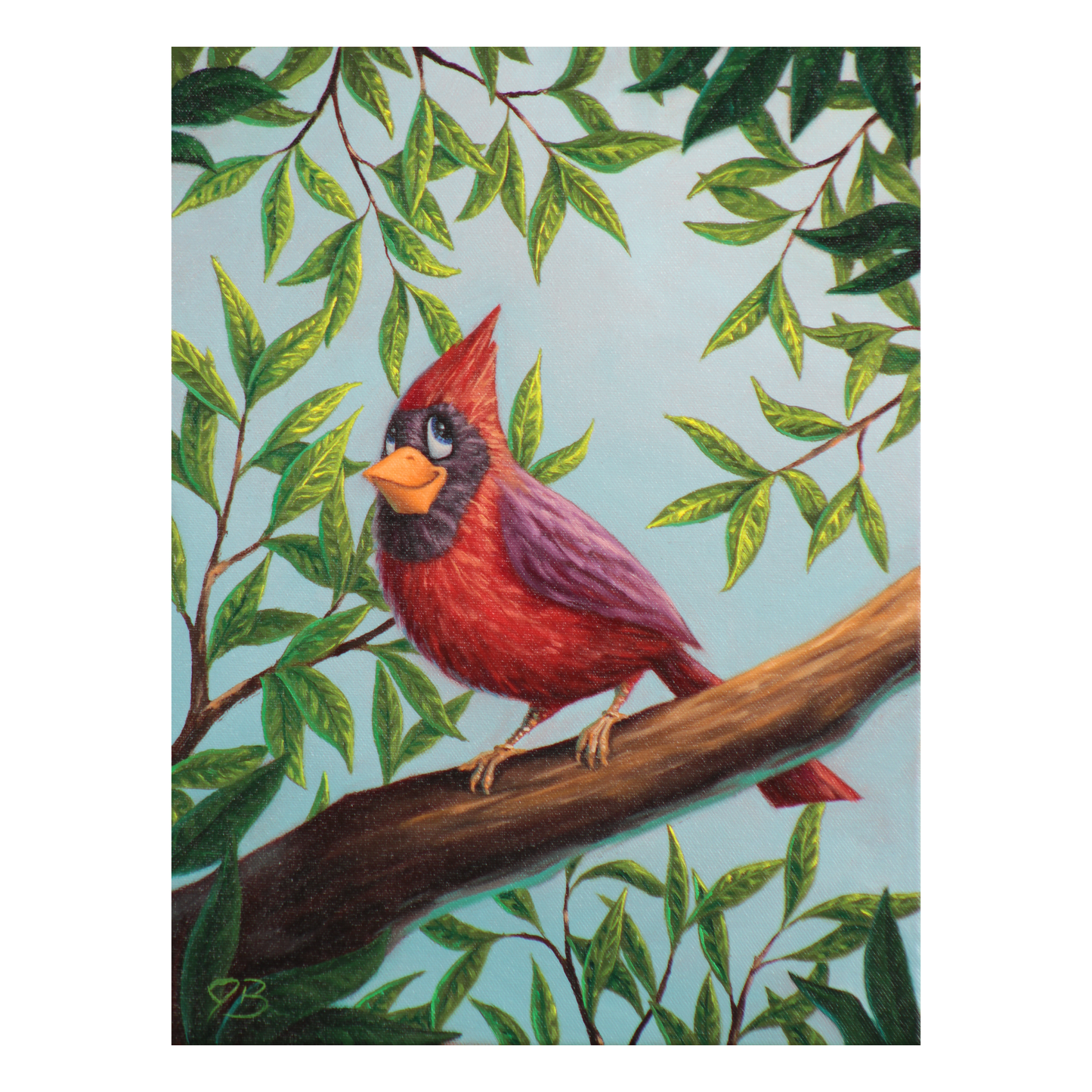 Afternoon Cardinal #1 - Original Painting