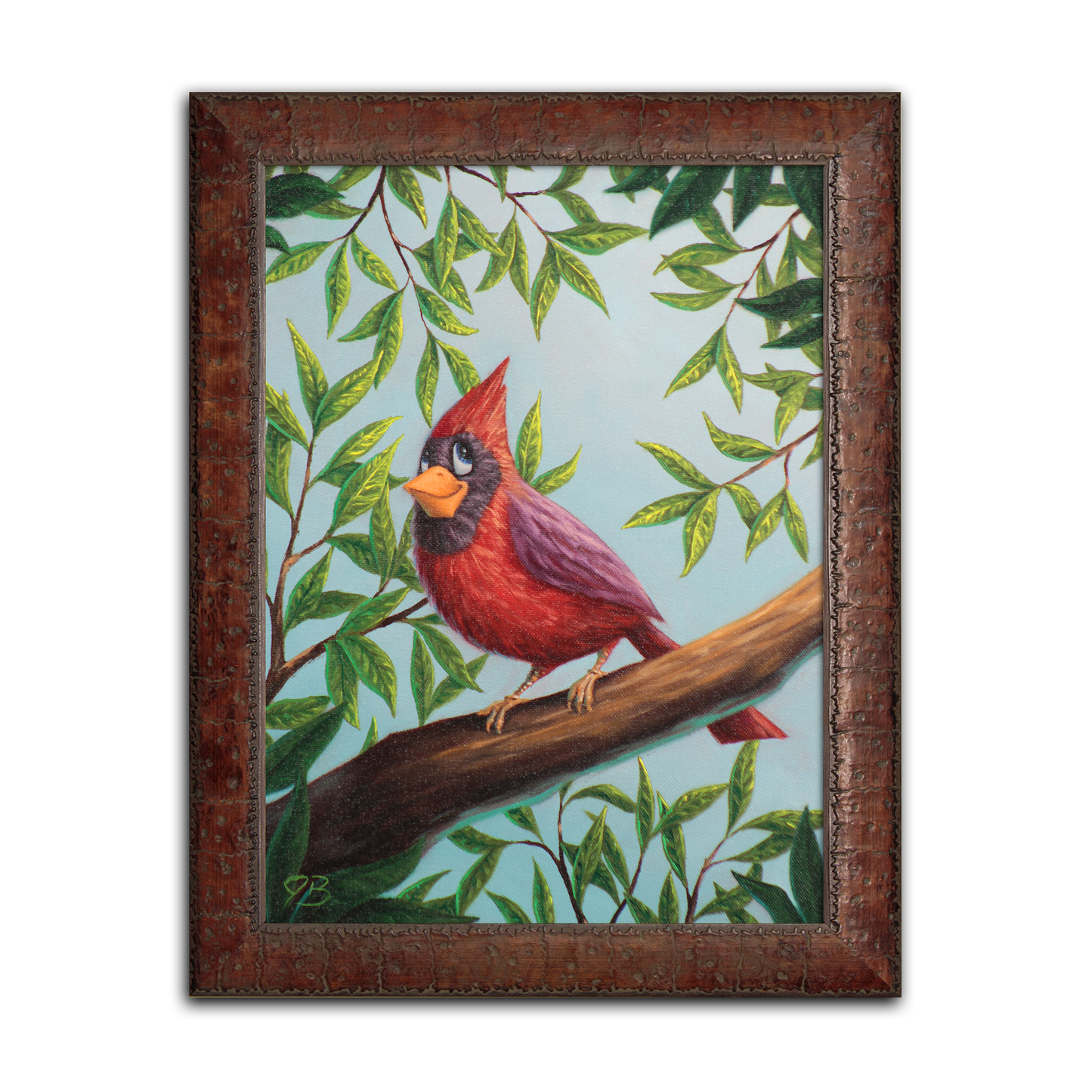 Afternoon Cardinal #1 - Original Painting