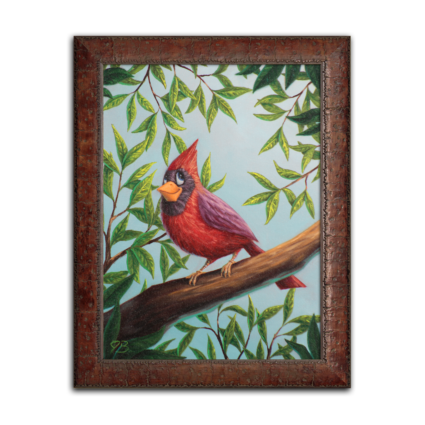 Afternoon Cardinal #1 - Original Painting