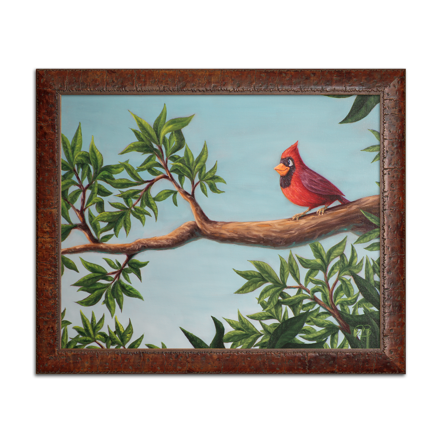 Afternoon Cardinal #2 - Original Painting
