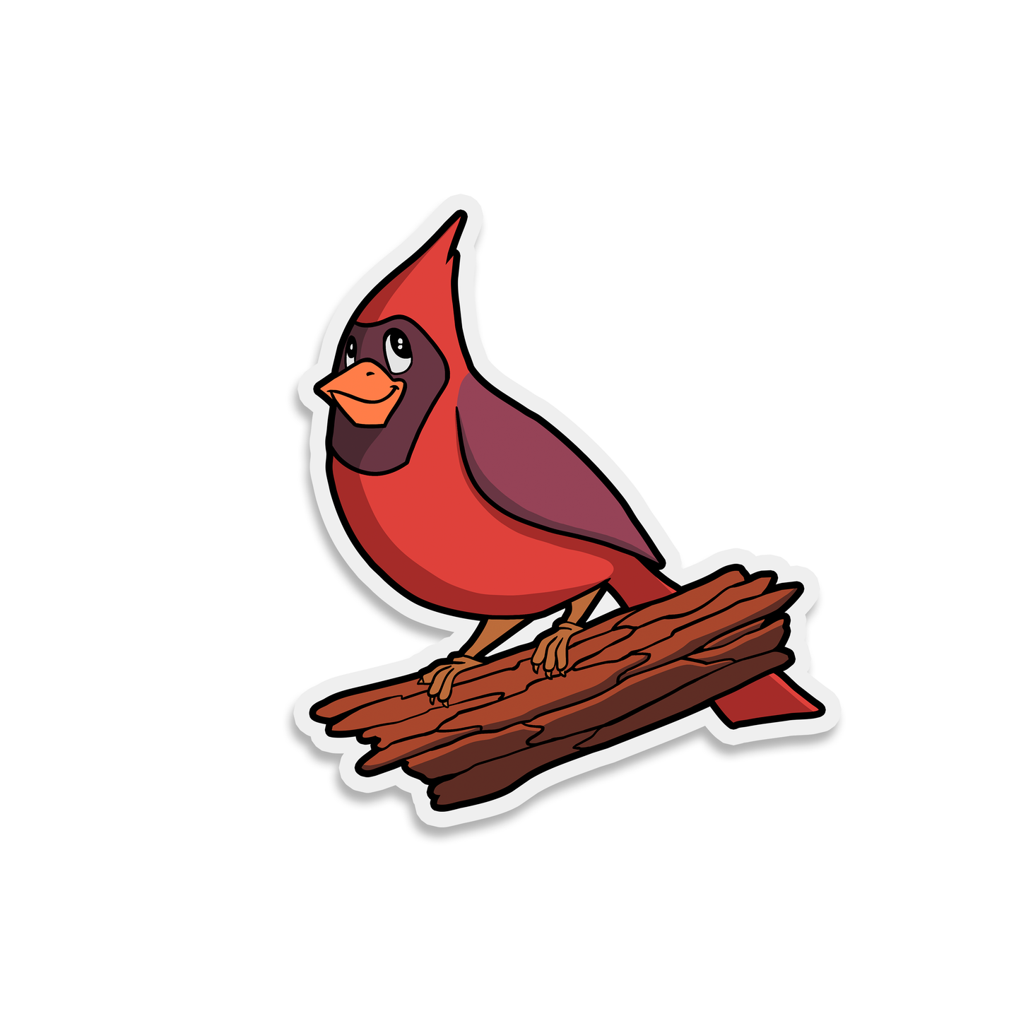 Adult Cardinal Sticker