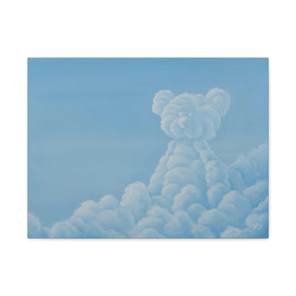 Teddy Bear in the Clouds - Canvas Print