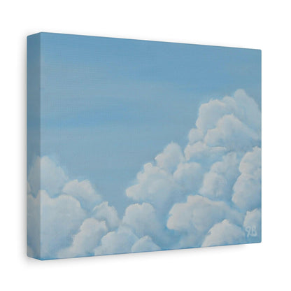 White Clouds, Blue Sky (8x10) - Canvas print