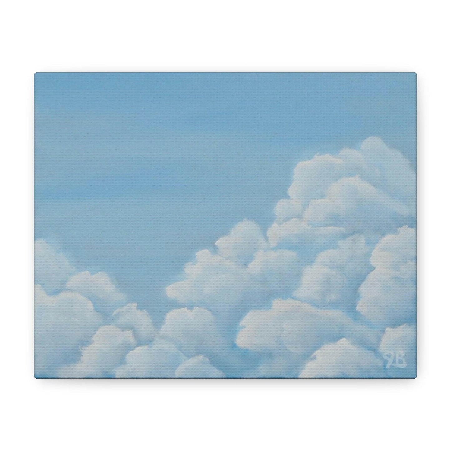 White Clouds, Blue Sky (8x10) - Canvas print