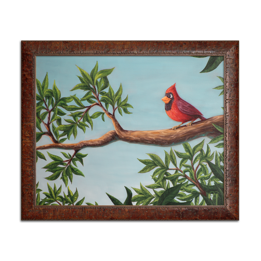 Afternoon Cardinal #2 - Original Painting