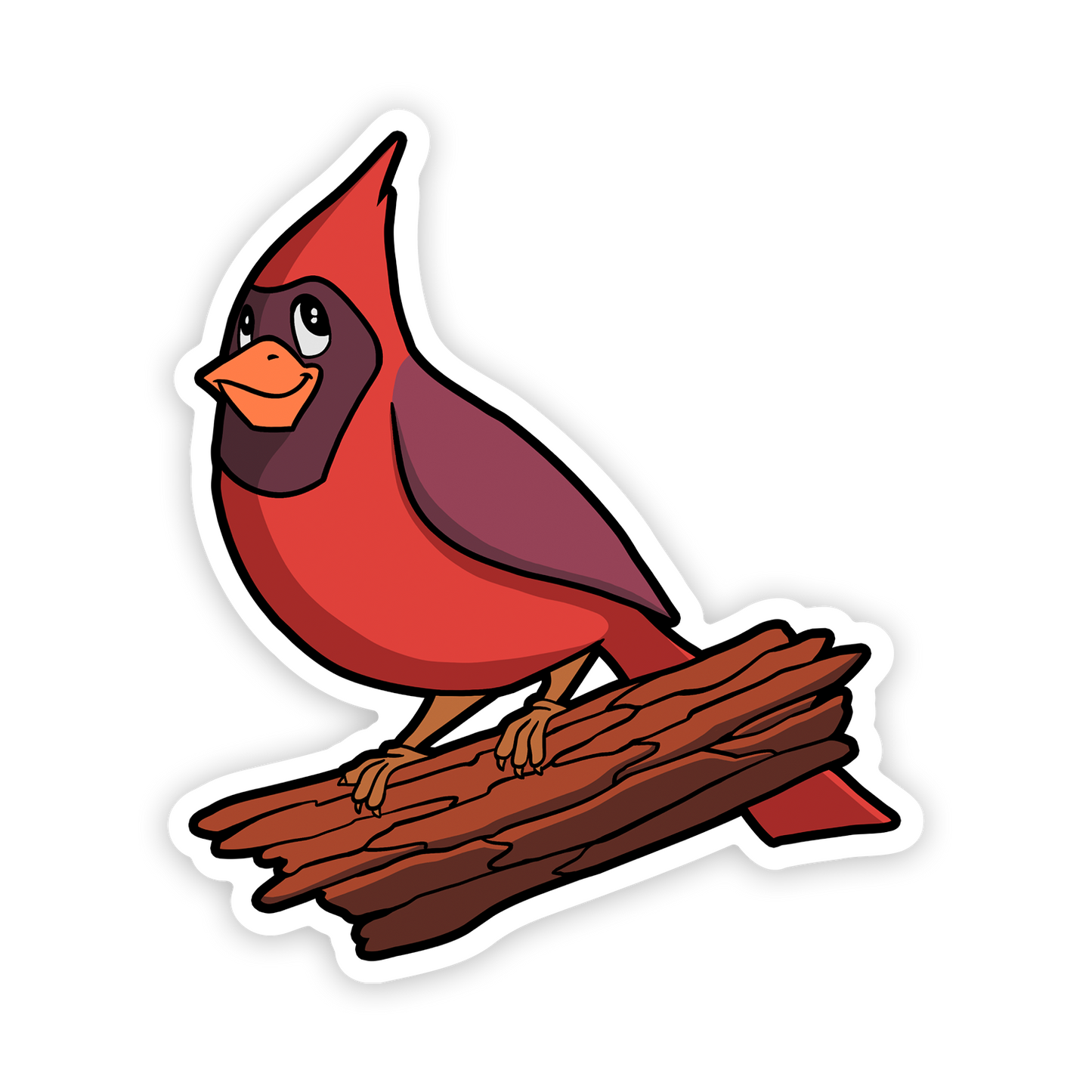 Adult Cardinal Sticker
