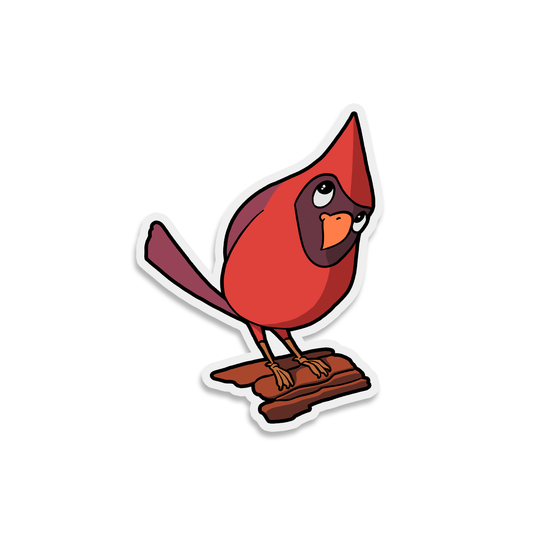 Adult Cardinal Sticker