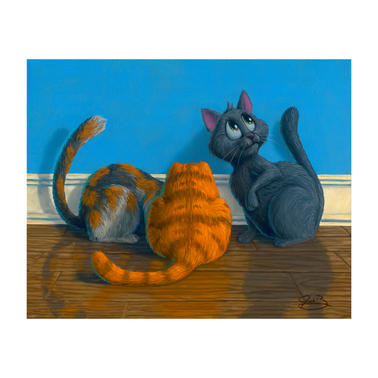 Waiting For A Mouse - Limited Edition Canvas Print