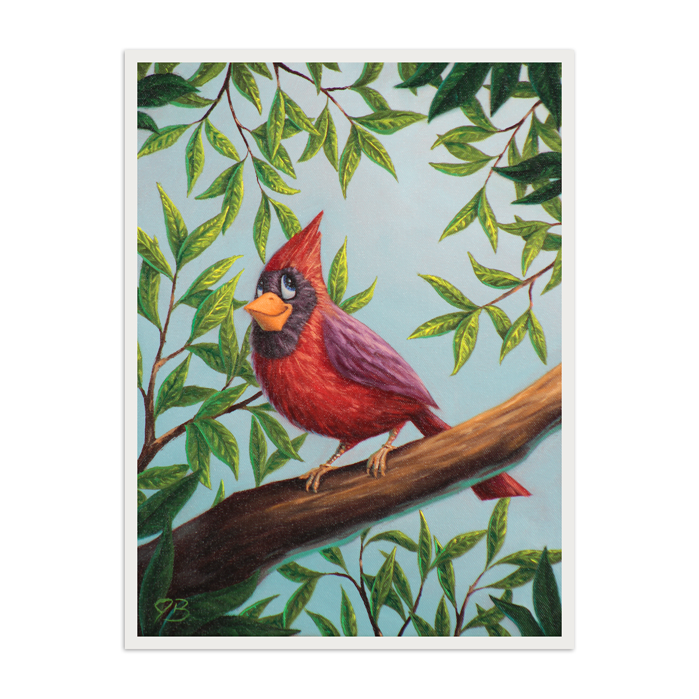 Afternoon Cardinal #1 - Paper Print