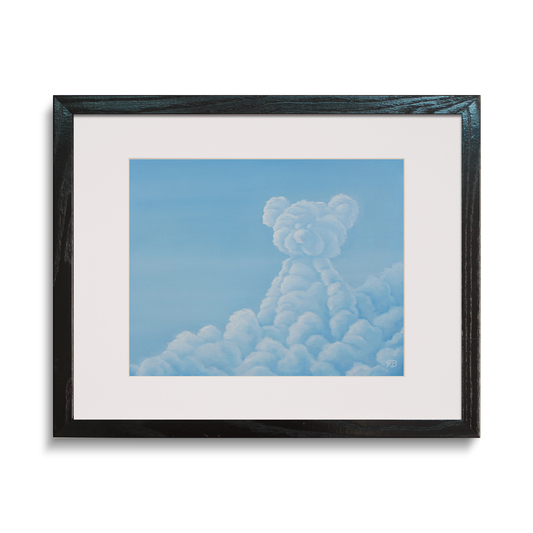 Teddy Bear in the Clouds - Paper Print