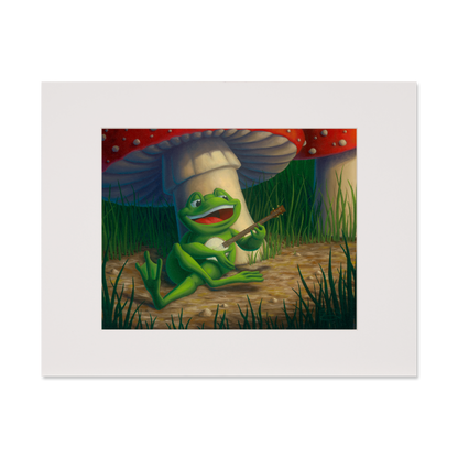 Print of Josh Berkman's "The Banjo Player"